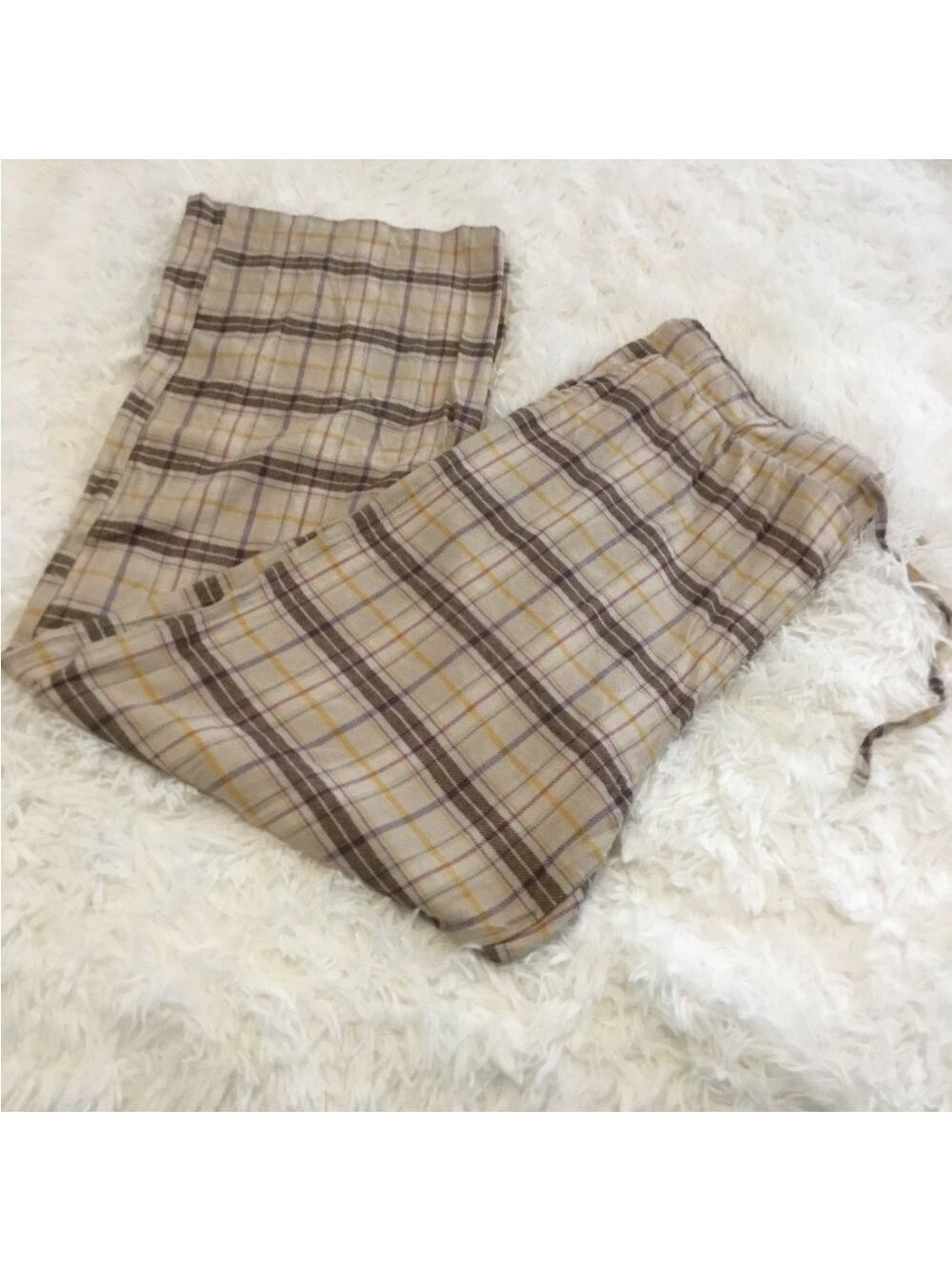 Free Haven Maternity loungewear bottoms Womans size L plaid print